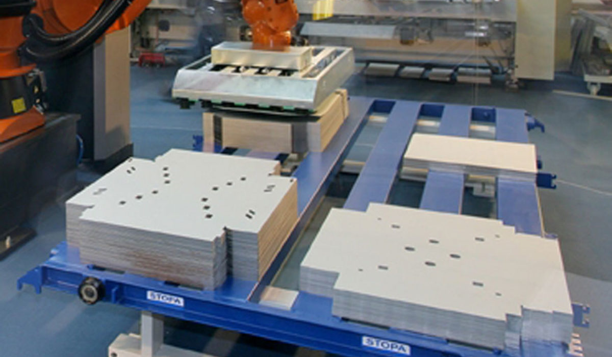 Carico pannellatrice