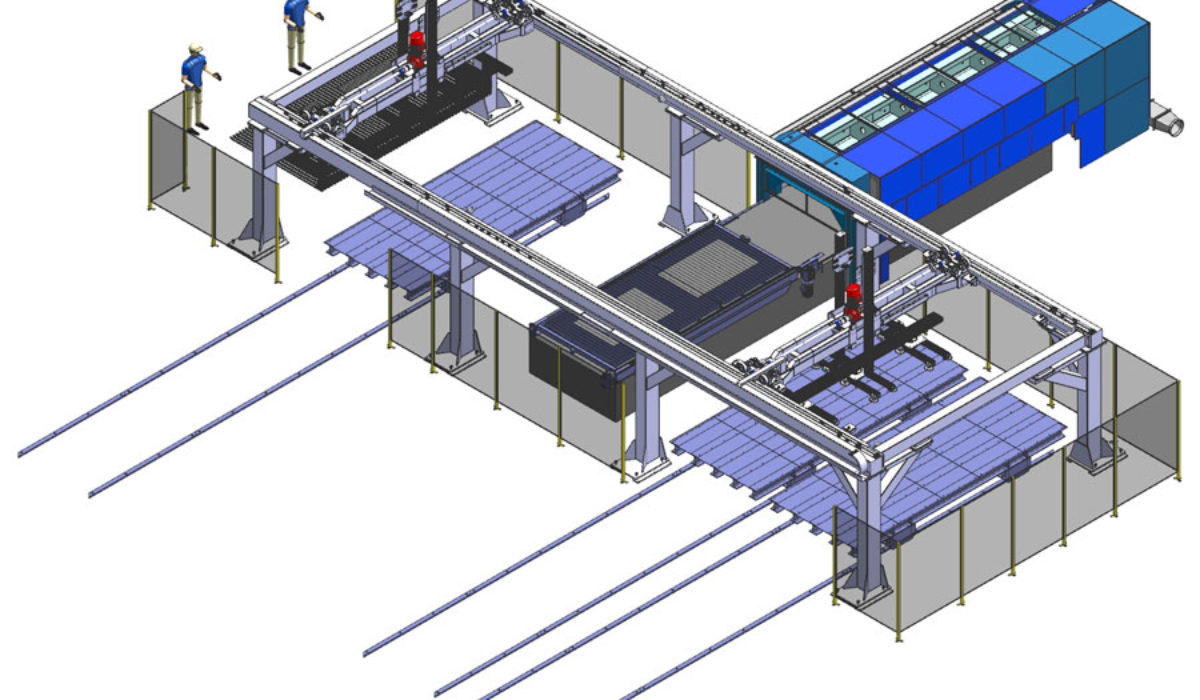 Carico scarico laser
