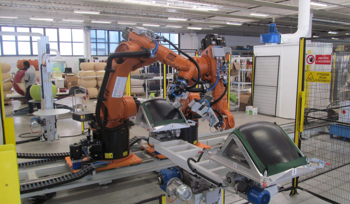Graffatura a doppio robot sedute