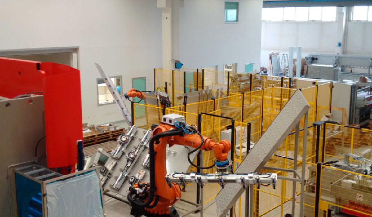 Impianto lavorazione condotti barre