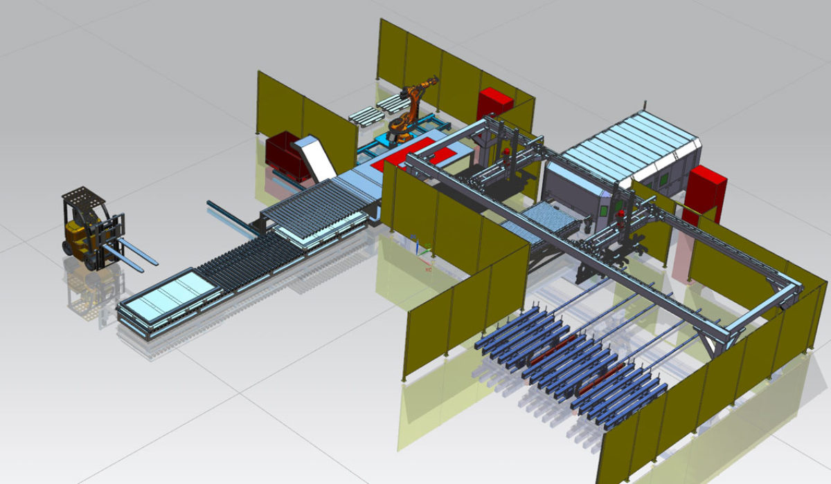 Lavorazione componenti cancelli automatici