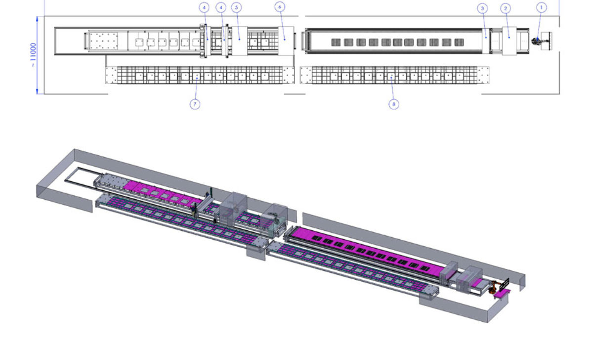 Lavorazione laser pareti lamiera