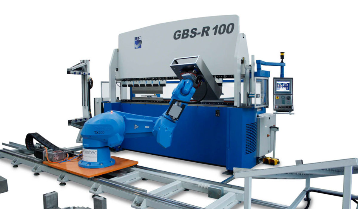 Piegatura robottizzata pressa LAG