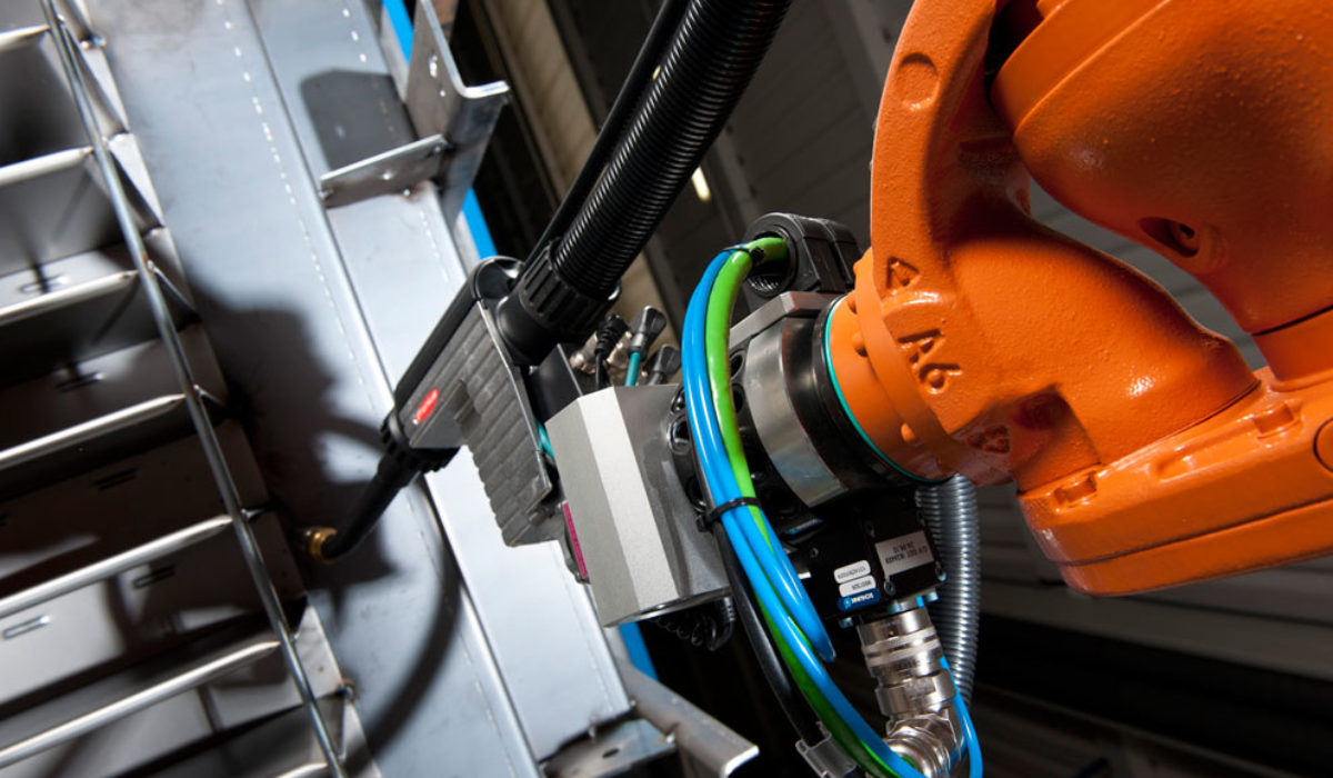 Saldatura robotizzata trasformatori