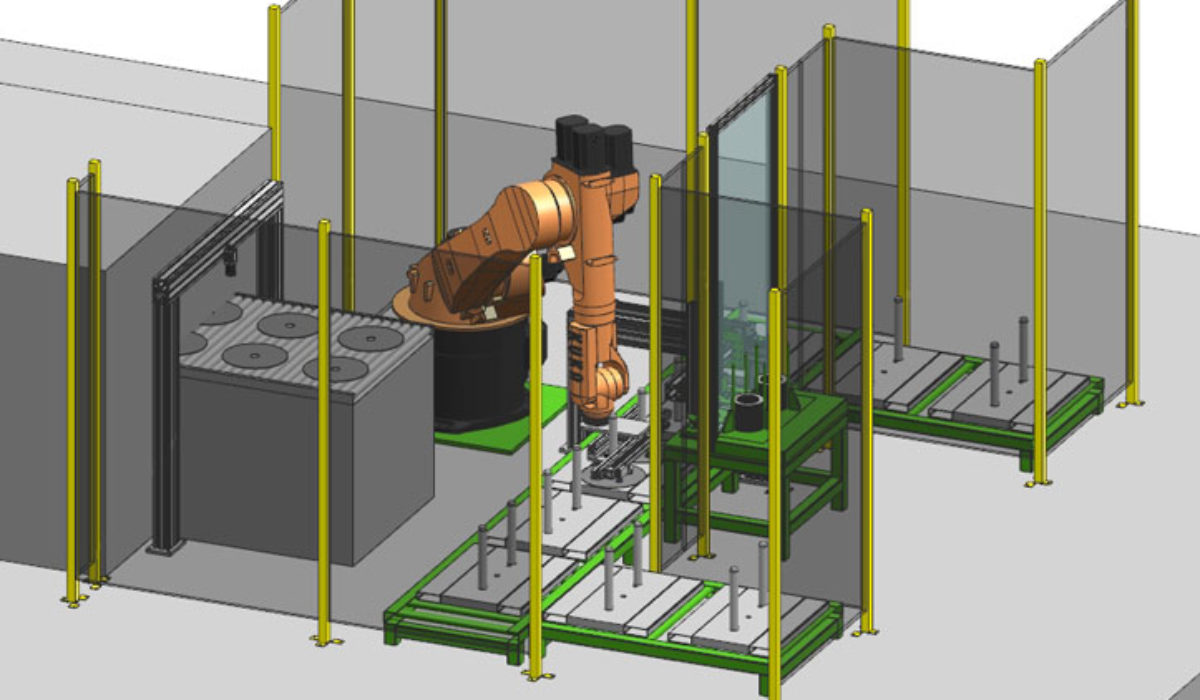 Scarico e pallettizzazione lame circolari