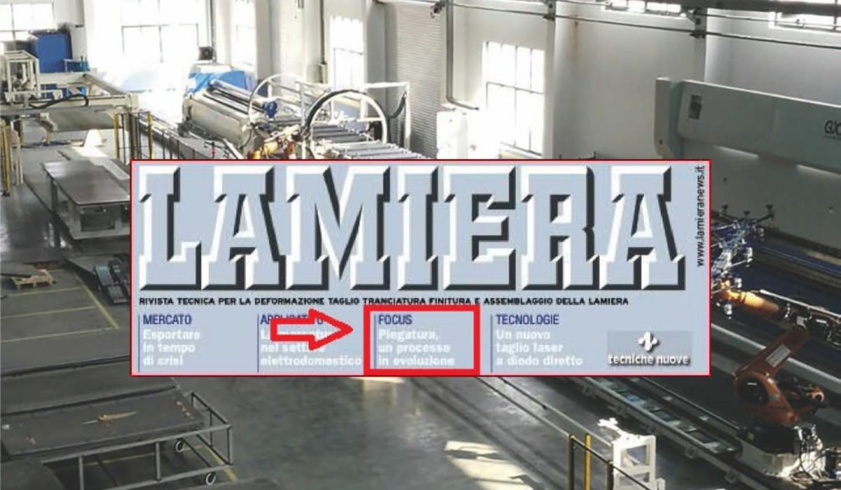 NUOVO ARTICOLO SU “LAMIERA” – GENNAIO 2017