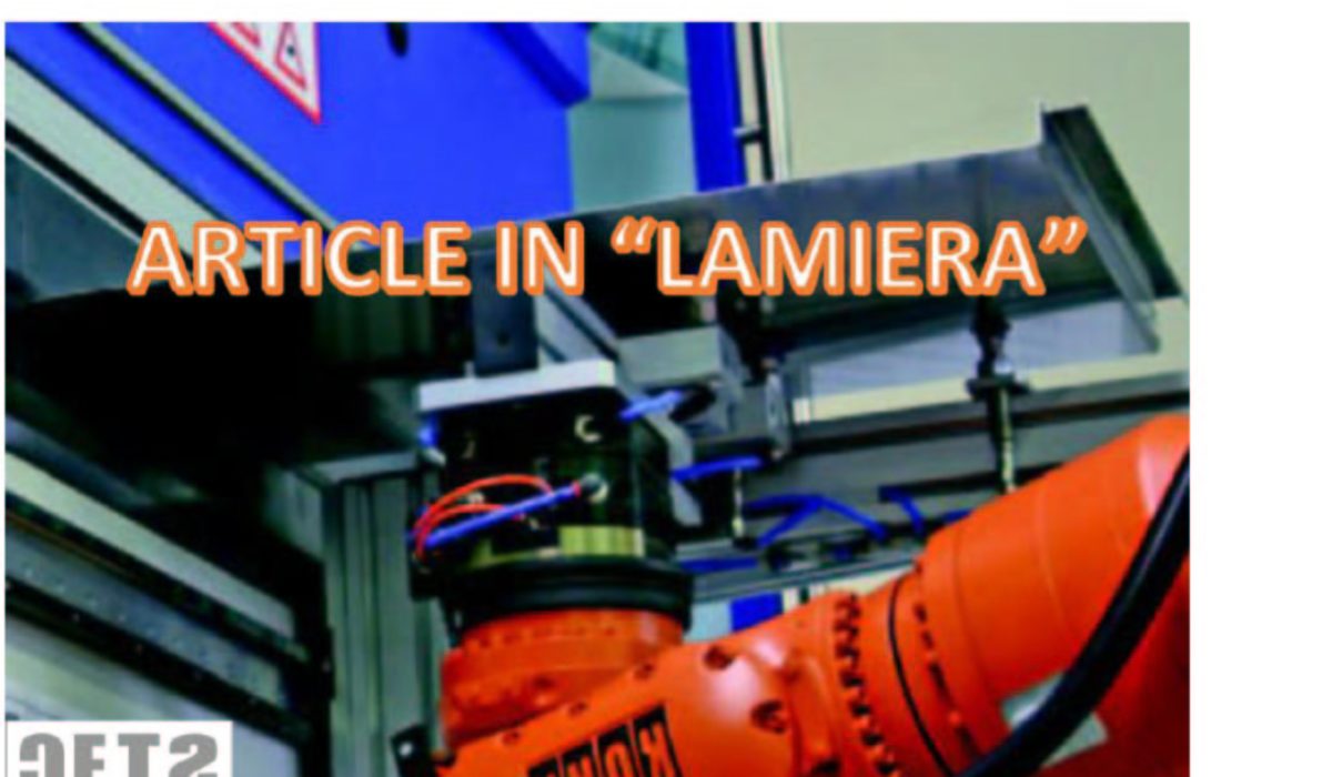 SEPTEMBER 2009 – ARTICLE IN THE MAGAZINE “LAMIERA”