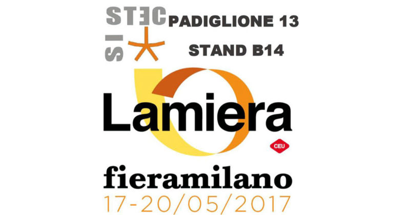 MAGGIO – FIERA LAMIERA A MILANO DAL 17 AL 20 MAGGIO 2017
