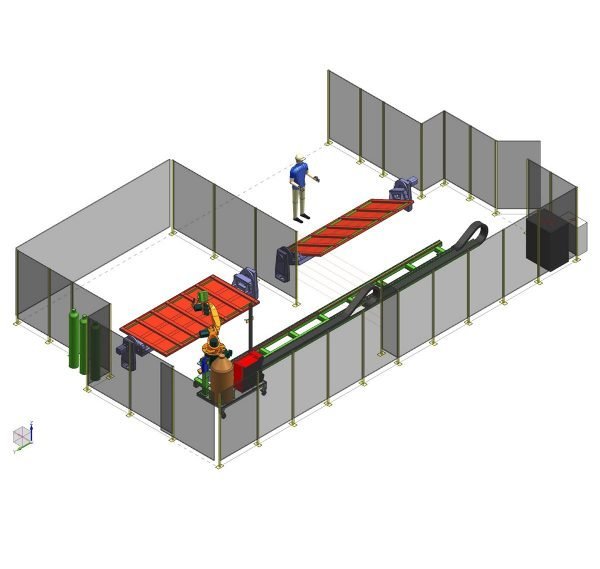 CELLA ROBOTIZZATA DI SALDATURA CS2S - immagine 4