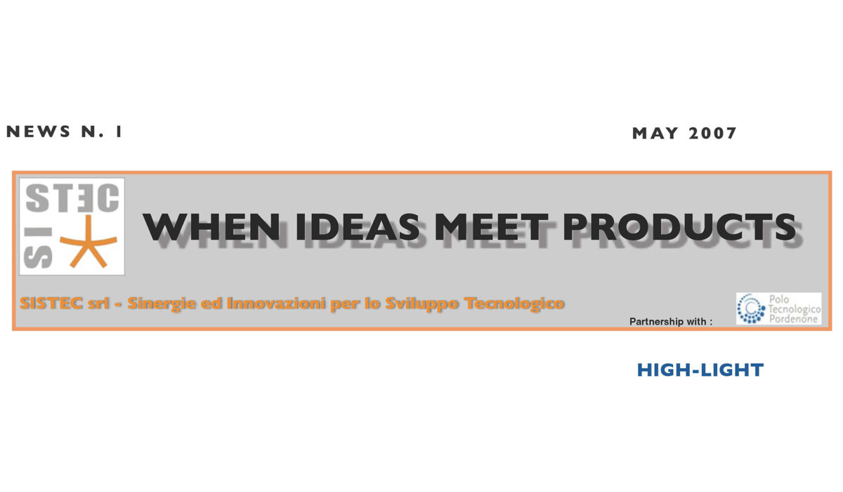 May 2007 – SISTEC NEWS 1