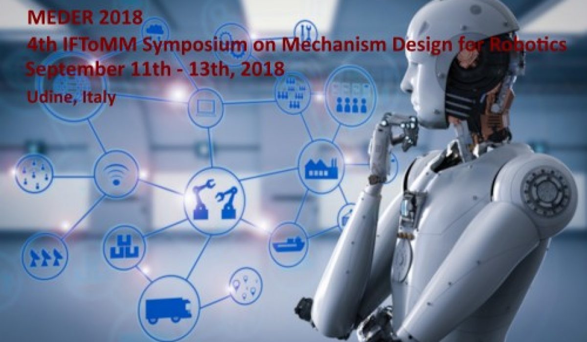 SISTEC, Sponsor Tecnico di MEDER 2018 – Symposium on Mechanism Design for Robotics