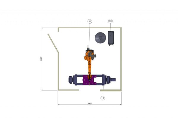 CELLA ROBOTIZZATA DI SALDATURA CS1 - immagine 3