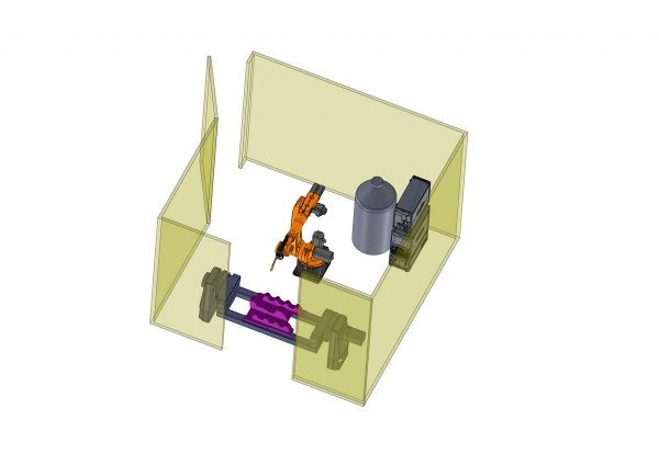 CELLA ROBOTIZZATA DI SALDATURA CS1 - immagine 2