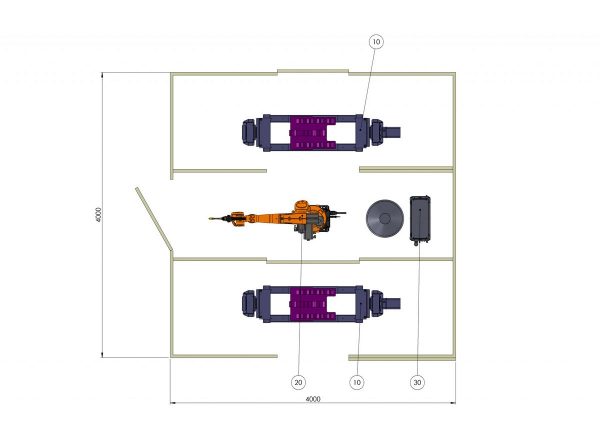 CELLA ROBOTIZZATA DI SALDATURA CS2T - immagine 2