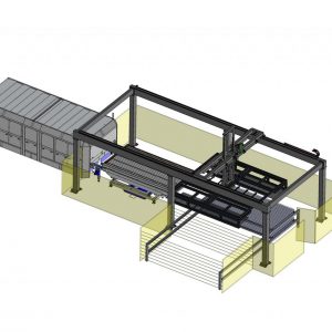 CELLA DI CARICO E SCARICO LASER