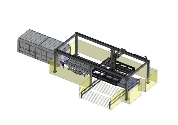 LOADING/UNLOADING CELL FOR LASER MACHINE _ ART. CSLC-S (SMALL)